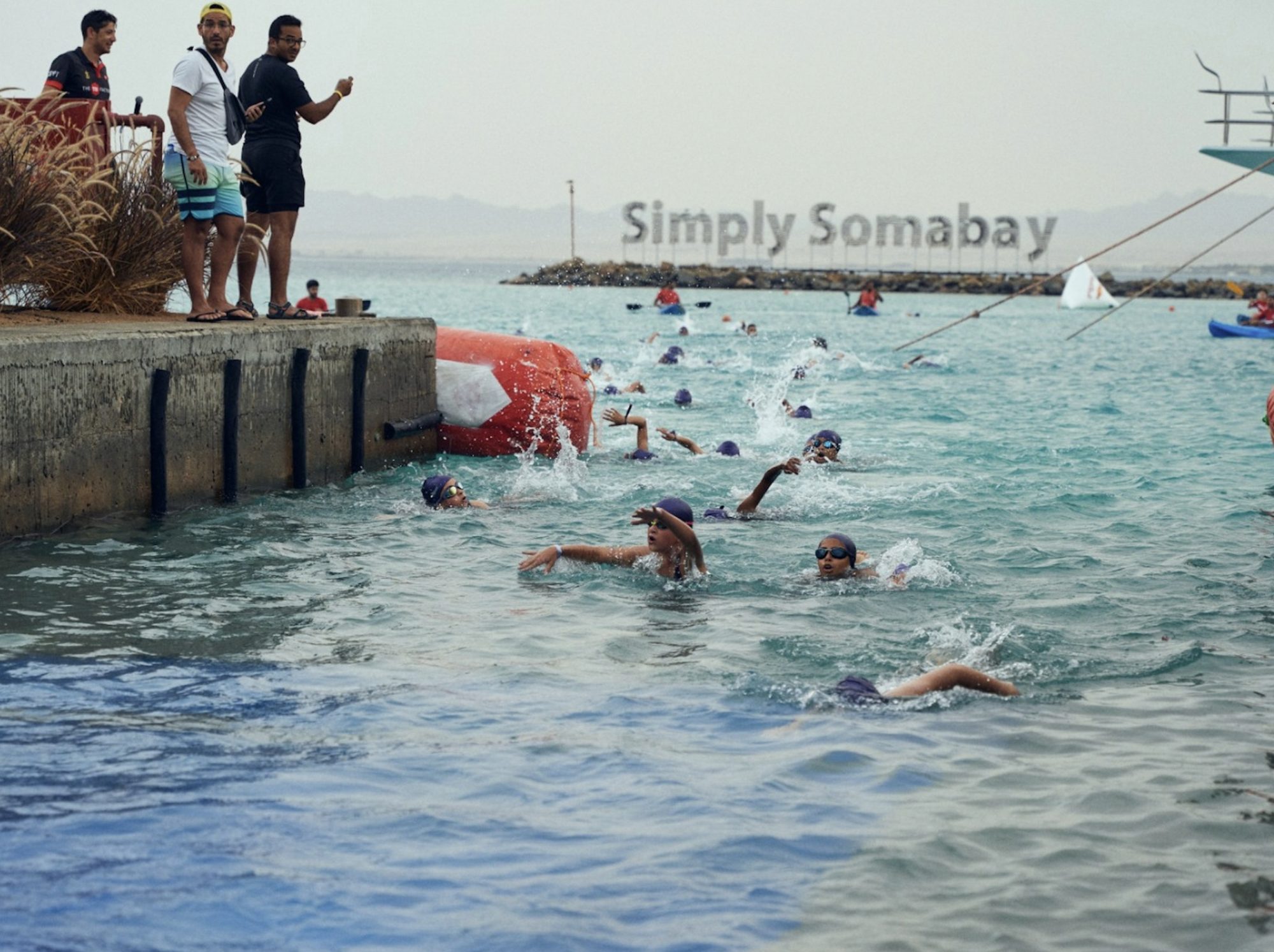 Open-Water-Schwimmen im Roten Meer bei Soma Bay